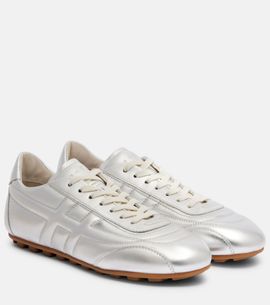 Hogan Hogan Hogan Olympia metallic leather sneakers