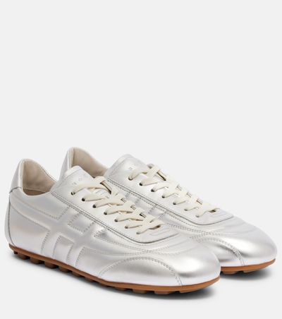 Hogan Hogan Hogan Olympia metallic leather sneakers