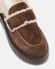 Hogan Hogan HStripes shearling-trimmed platform loafers - 5