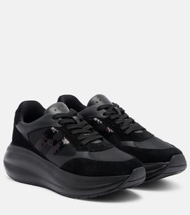 Hogan Hogan Maxi I Active suede-trimmed sneakers