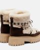 Hogan Hogan Suede and shearling lace-up boots - 2