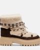 Hogan Hogan Suede and shearling lace-up boots - 4
