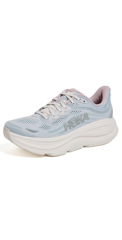 HOKA HOKA Bondi 9 Sneakers Alabaster/Mineral Blue