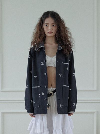 HOKUSPOKUS Chablis Work Jacket_Black