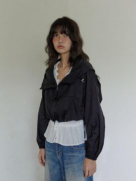 HOKUSPOKUS Crease Wind Breaker_Black