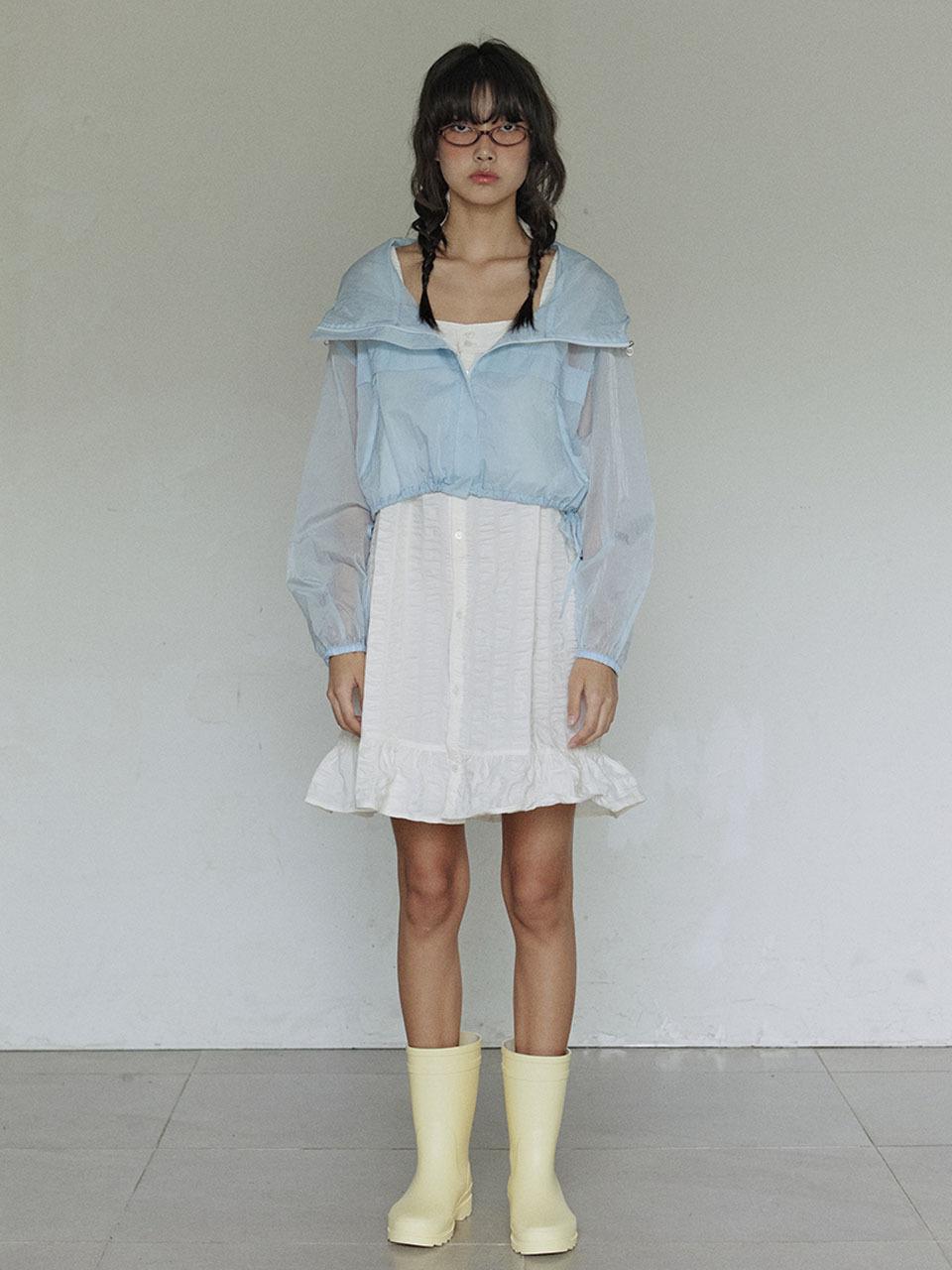 HOKUSPOKUS Crease Wind Breaker_Blue