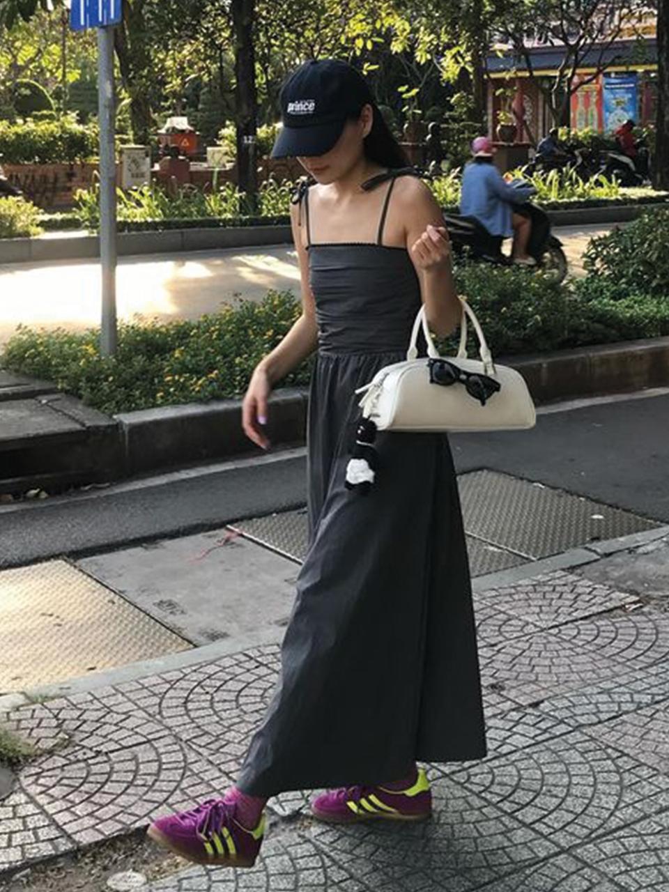 HOKUSPOKUS Resort long dress / Charcoal