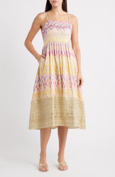 holiCHIC holiCHIC Emma Embroidered Fit & Flare Midi Dress