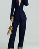 holiCHIC holiCHIC Mila Metallic Contrast Cuff Blazer - 3