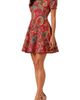 holiCHIC holiCHIC Nour Print Puff Sleeve Silk Minidress - 3