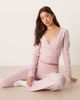 Hollister Gilly Hicks cozy knit multi-way wrap sweater in pink - part of a set - 1