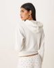 Hollister Gilly Hicks full zip zip hoodie in white - 2