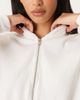 Hollister Gilly Hicks full zip zip hoodie in white - 3