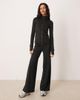 Hollister Gilly Hicks high neck snatched waist jacket in black - part of a set - 2