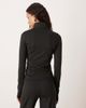 Hollister Gilly Hicks high neck snatched waist jacket in black - part of a set - 3