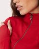 Hollister Gilly Hicks high neck snatched waist jacket in red - part of a set - 2