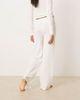 Hollister Gilly Hicks low rise straight leg cozy pants in white - part of a set - 4