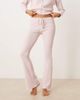 Hollister Gilly Hicks mid rise flare cozy waffle pants in pink - part of a set - 4