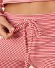 Hollister Gilly Hicks mid rise flare cozy waffle pants in red stripe - part of a set - 3