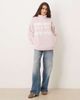 Hollister Gilly Hicks quarter zip teddy sweater in pink - 3