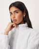 Hollister Gilly Hicks quarter zip teddy sweater in washed blue - 3