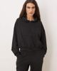 Hollister Gilly Hicks slouchy crop full zip hoodie in black - part of a set - 1