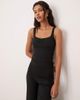 Hollister Gilly Hicks sweatheart tank top with built in bra in black - part of a set - 1