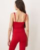 Hollister Gilly Hicks sweatheart tank top with built in bra in red - part of a set - 4
