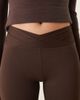 Hollister Gilly Hicks v waist flare pants in brown - 4