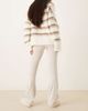 Hollister Gilly Hicks v waist flare pants in gray - 4