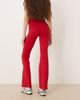 Hollister Gilly Hicks v waist flare pants in red - part of a set - 2