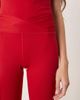 Hollister Gilly Hicks v waist flare pants in red - part of a set - 3