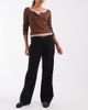 Hollister Hollister adjustable baggy jeans in black wash - 1