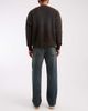 Hollister Hollister baggy 5 pocket jeans in dark bleach wash-Blue - 3