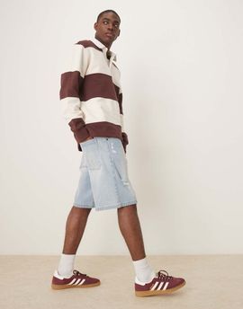 Hollister Hollister baggy denim jorts in light blue