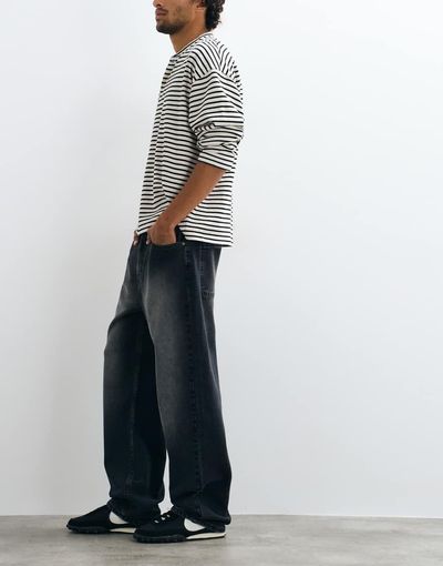 Hollister Hollister baggy fit jeans in washed gray