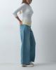 Hollister Hollister baggy jeans with adjustable waistband in light blue wash - 2