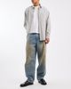 Hollister Hollister baggy skater jeans in grease stain mid blue wash - 1