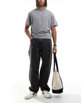 Hollister Hollister baggy skater jeans in washed black