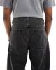Hollister Hollister baggy skater jeans in washed black - 4