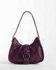 Hollister Hollister belt clasp detail shoulder bag in burgundy-Red - 1