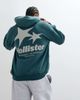 Hollister Hollister boxy fit back graphic hoodie in green - 1