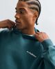 Hollister Hollister boxy fit back graphic hoodie in green - 2