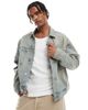 Hollister Hollister boxy fit denim jacket in gray wash - 1