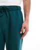 Hollister Hollister contrast seam super baggy sweatpants in green - 3