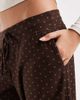 Hollister Hollister cozy wide leg pants in brown polka dots - 4