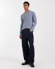 Hollister Hollister crew neck long sleeve thermal top in washed blue - 2
