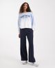 Hollister Hollister crewneck front graphic sweatshirt in blue ombre - 2
