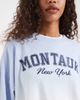 Hollister Hollister crewneck front graphic sweatshirt in blue ombre - 3