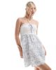 Hollister Hollister crochet bandeau mini dress in multi-Yellow - 1